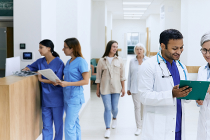 Working Day In Medical Clinic